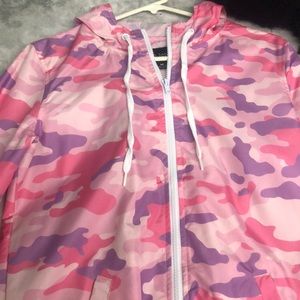 Pink windbreaker